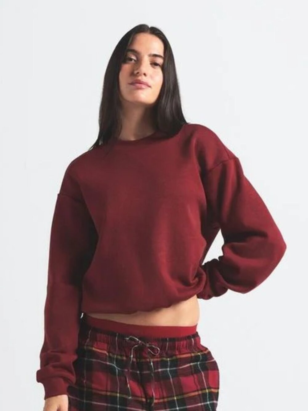 Skims Cotton Fleece Crewneck